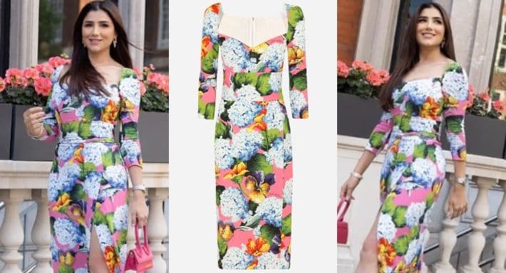 السعر الحقيقي لفستان مي عمر في لندن: تصميم Dolce&Gabbana